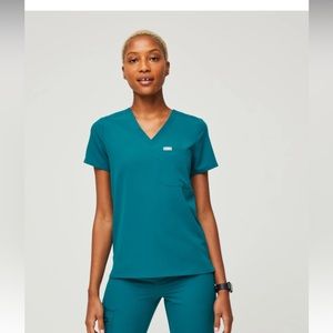 Figs PACIFIC BLUE Catarina one pocket scrub top